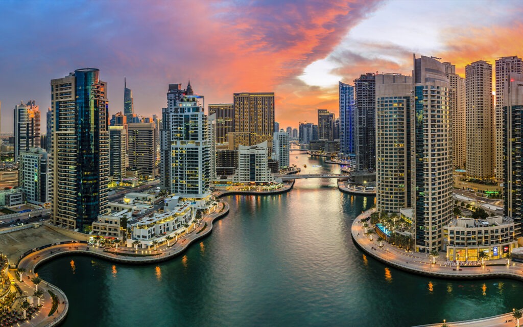 Dubai Marina Skyline