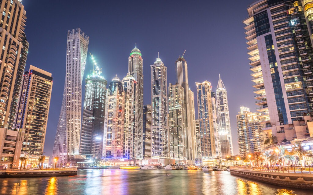 Dubai Marina Skyline