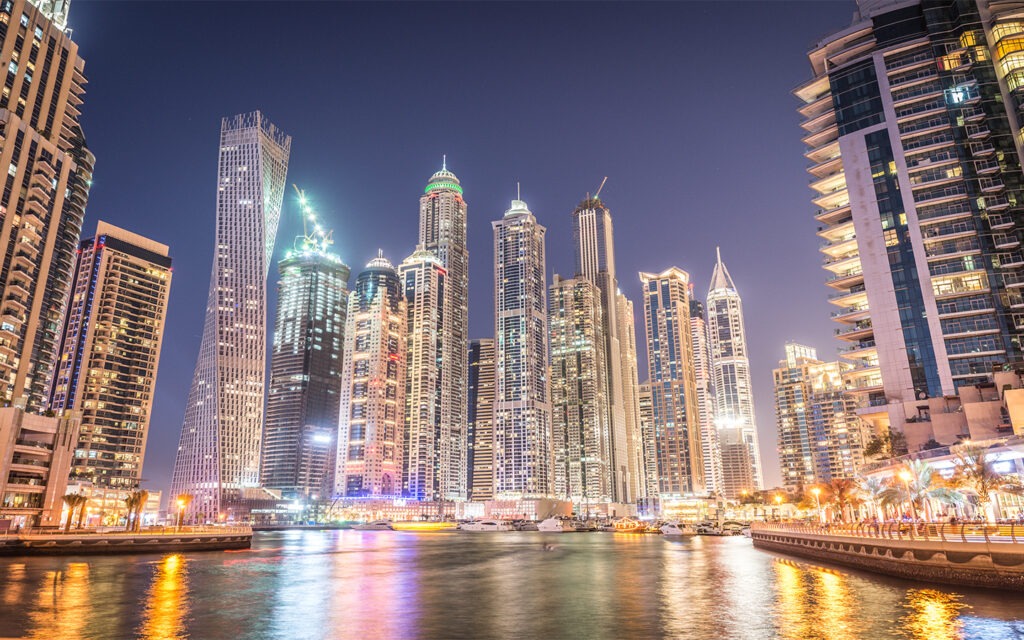 Dubai Marina Skyline